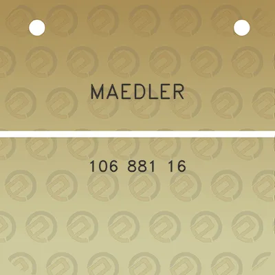 maedler-106-881-16