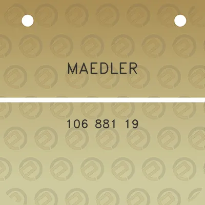 maedler-106-881-19