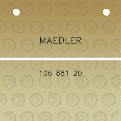 maedler-106-881-20