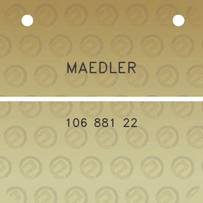 maedler-106-881-22