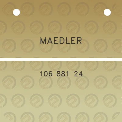 maedler-106-881-24