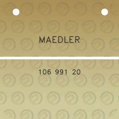 maedler-106-991-20