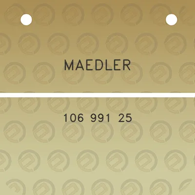 maedler-106-991-25