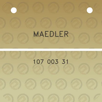 maedler-107-003-31