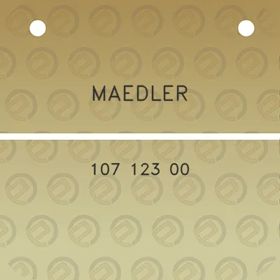 maedler-107-123-00