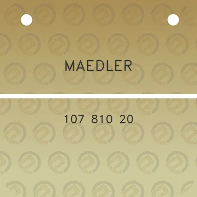 maedler-107-810-20