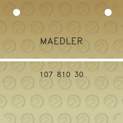 maedler-107-810-30