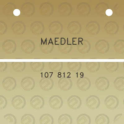 maedler-107-812-19