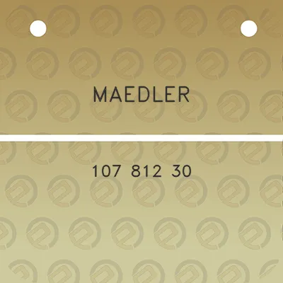 maedler-107-812-30