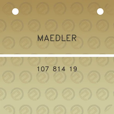 maedler-107-814-19