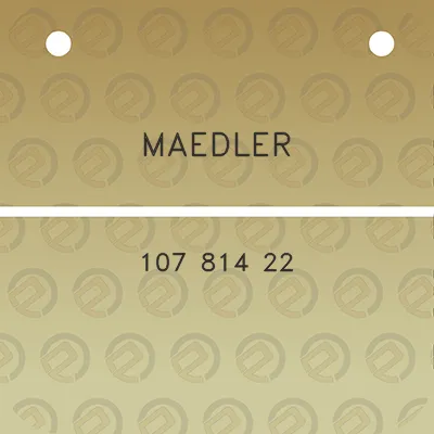 maedler-107-814-22