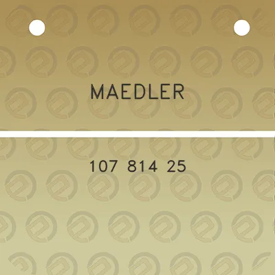 maedler-107-814-25