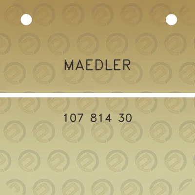 maedler-107-814-30