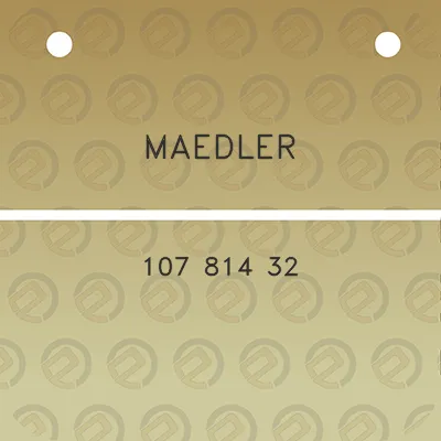 maedler-107-814-32