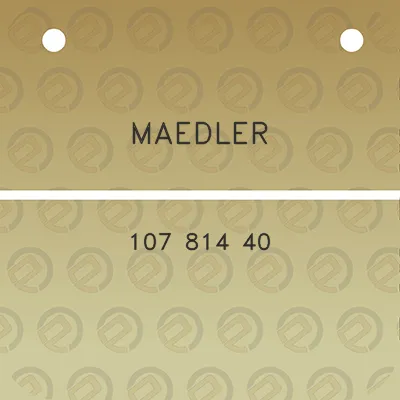 maedler-107-814-40