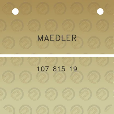 maedler-107-815-19