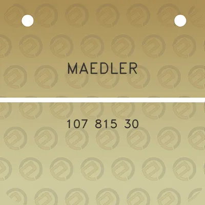 maedler-107-815-30