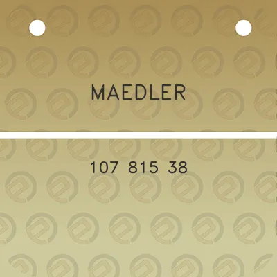 maedler-107-815-38