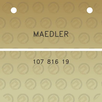 maedler-107-816-19