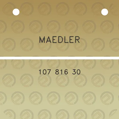 maedler-107-816-30