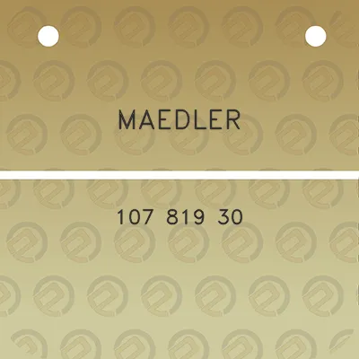 maedler-107-819-30