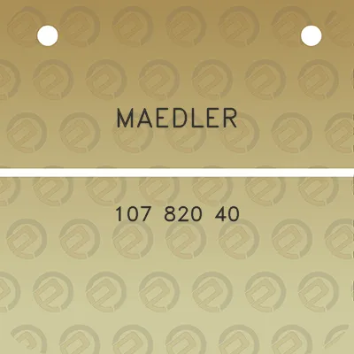 maedler-107-820-40