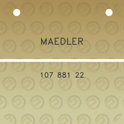 maedler-107-881-22