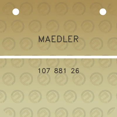 maedler-107-881-26