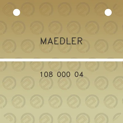 maedler-108-000-04