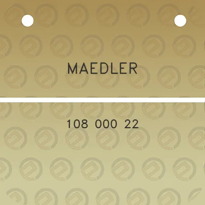 maedler-108-000-22