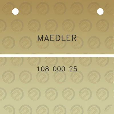 maedler-108-000-25