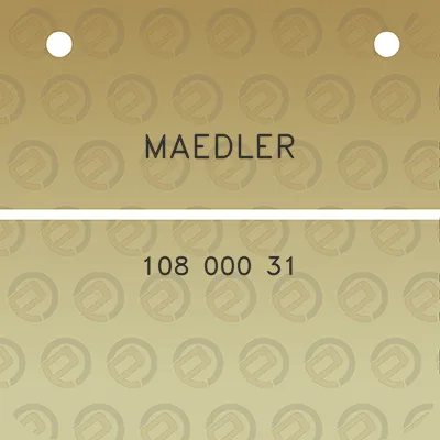 maedler-108-000-31