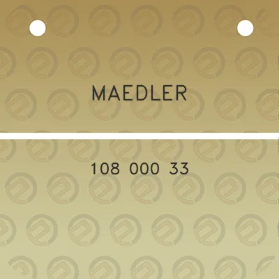 maedler-108-000-33