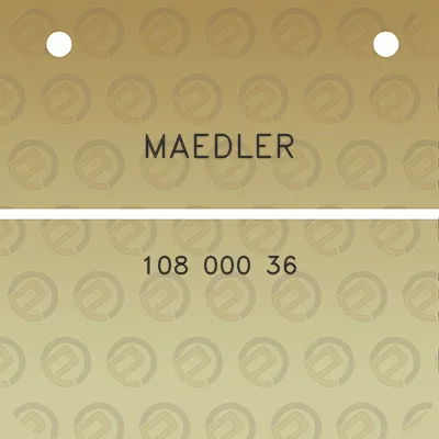 maedler-108-000-36