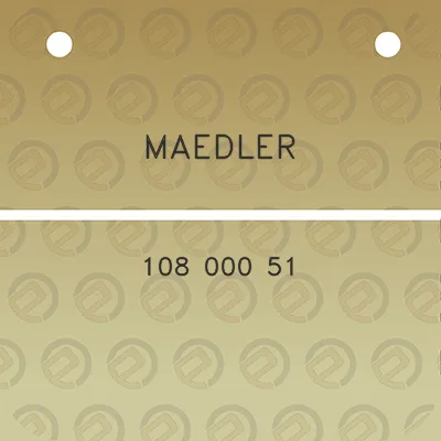 maedler-108-000-51