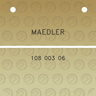 maedler-108-003-06