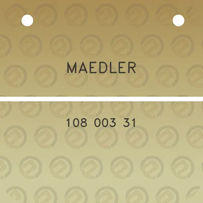 maedler-108-003-31