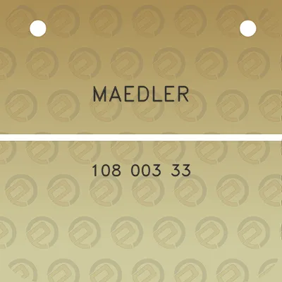 maedler-108-003-33