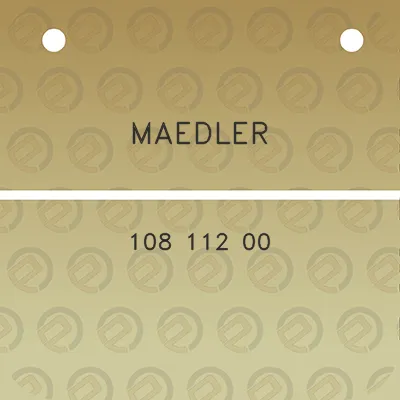 maedler-108-112-00