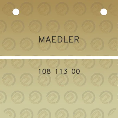 maedler-108-113-00