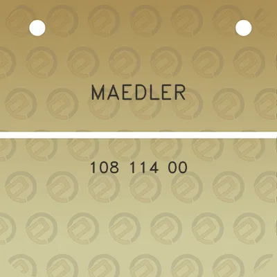 maedler-108-114-00