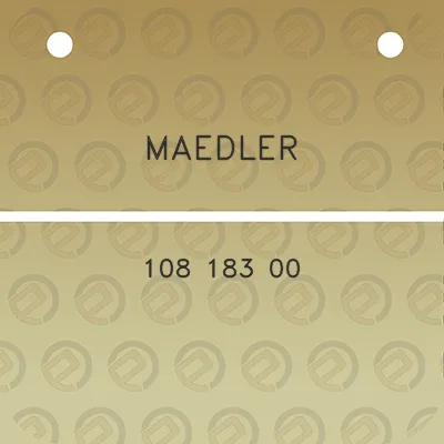 maedler-108-183-00