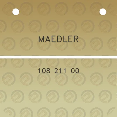 maedler-108-211-00