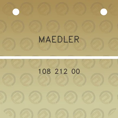 maedler-108-212-00