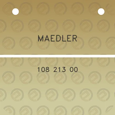 maedler-108-213-00