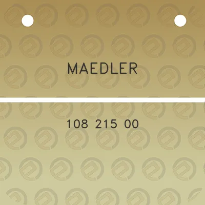 maedler-108-215-00