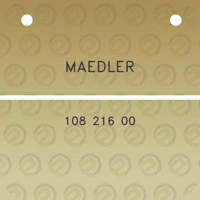 maedler-108-216-00