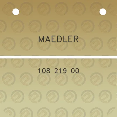 maedler-108-219-00