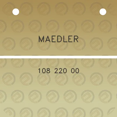 maedler-108-220-00