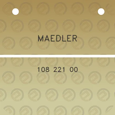 maedler-108-221-00